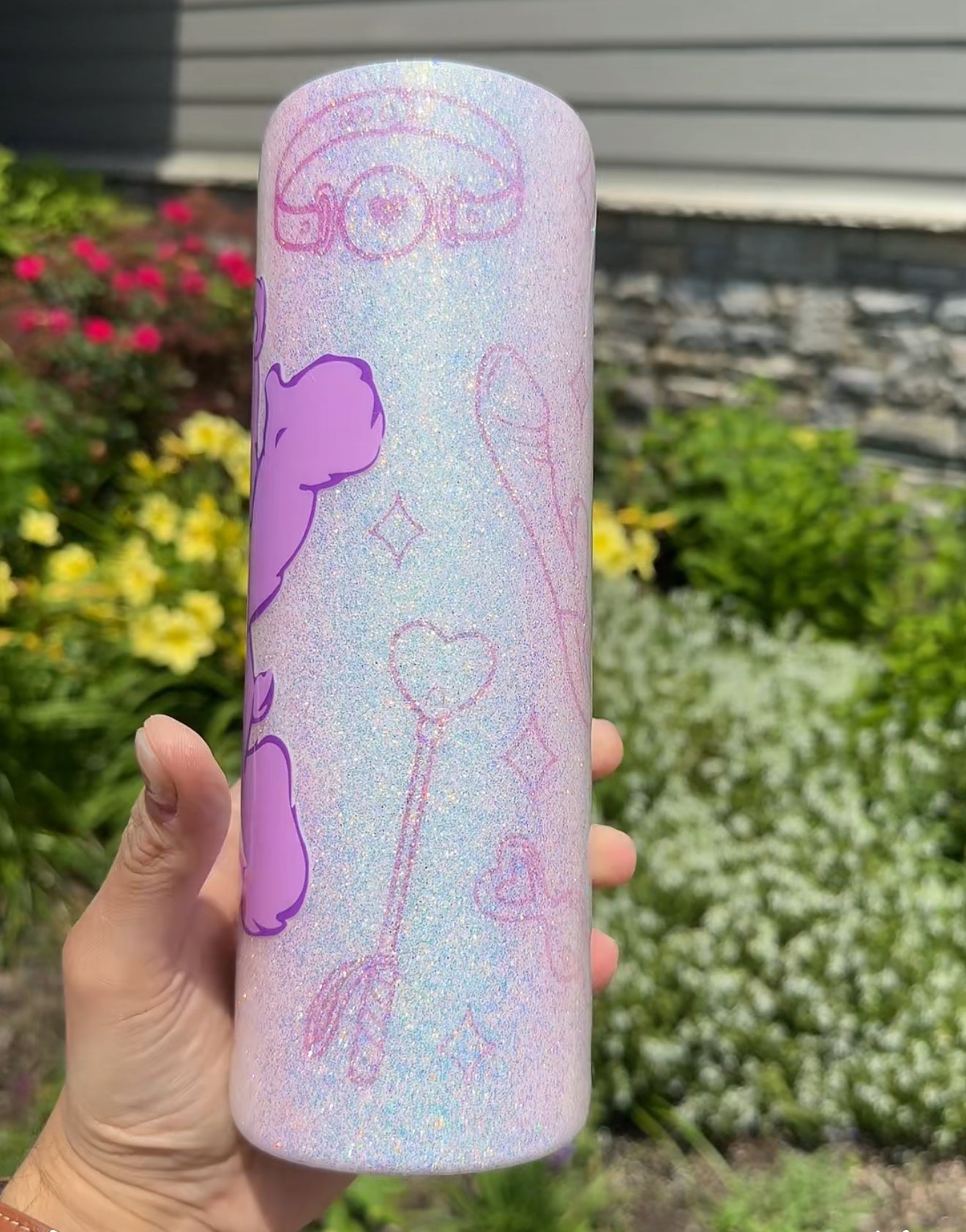 Naughty Bear hidden message tumbler
