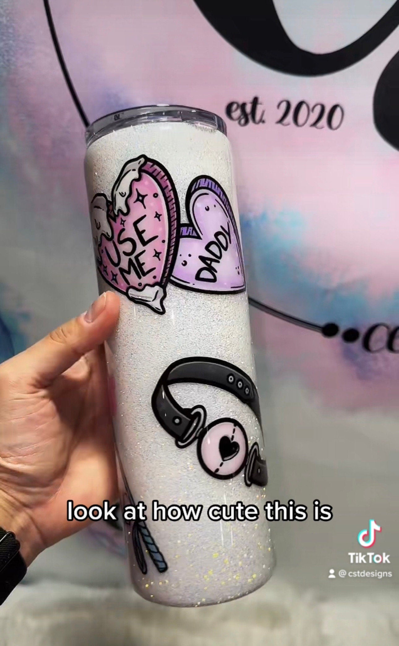Treat me like a princess & choke me tumbler