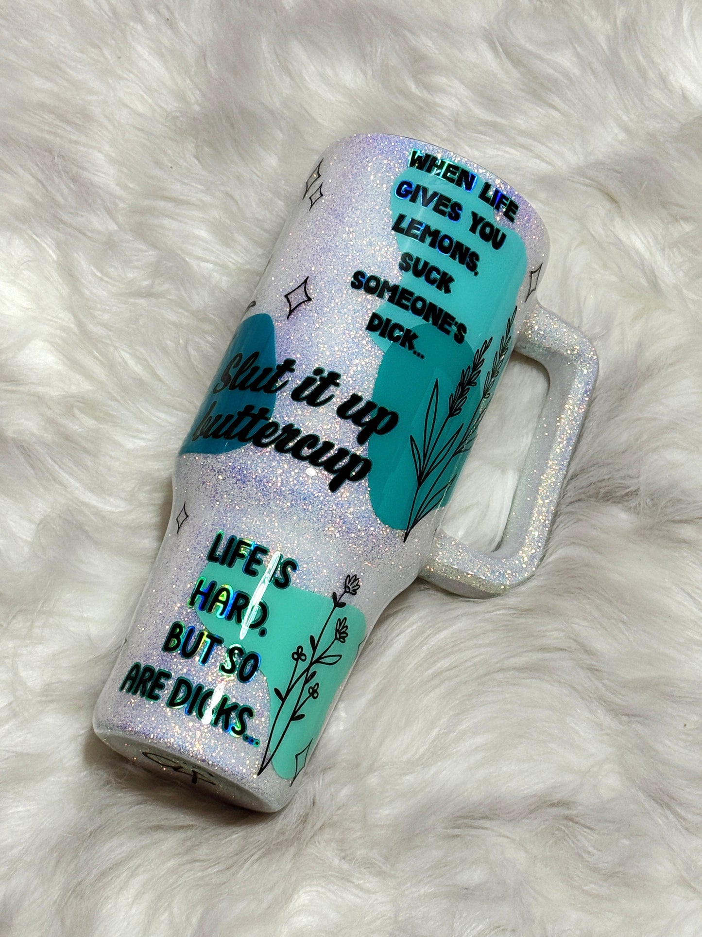 Positive Hoe-firmations tumbler