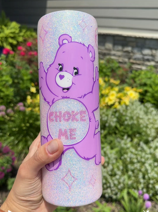 Naughty Bear hidden message tumbler