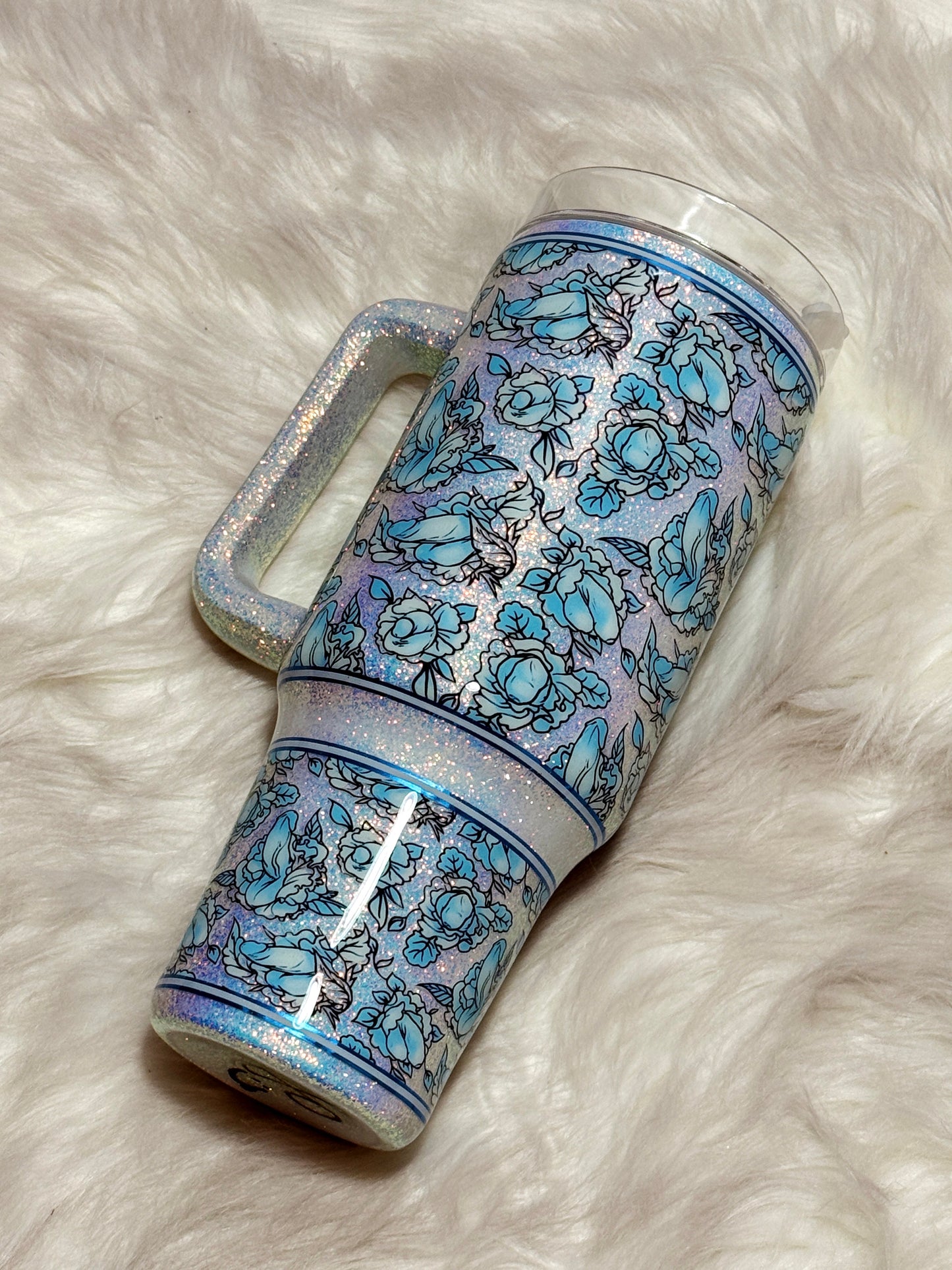 Fancy Dicks Floral Tumbler