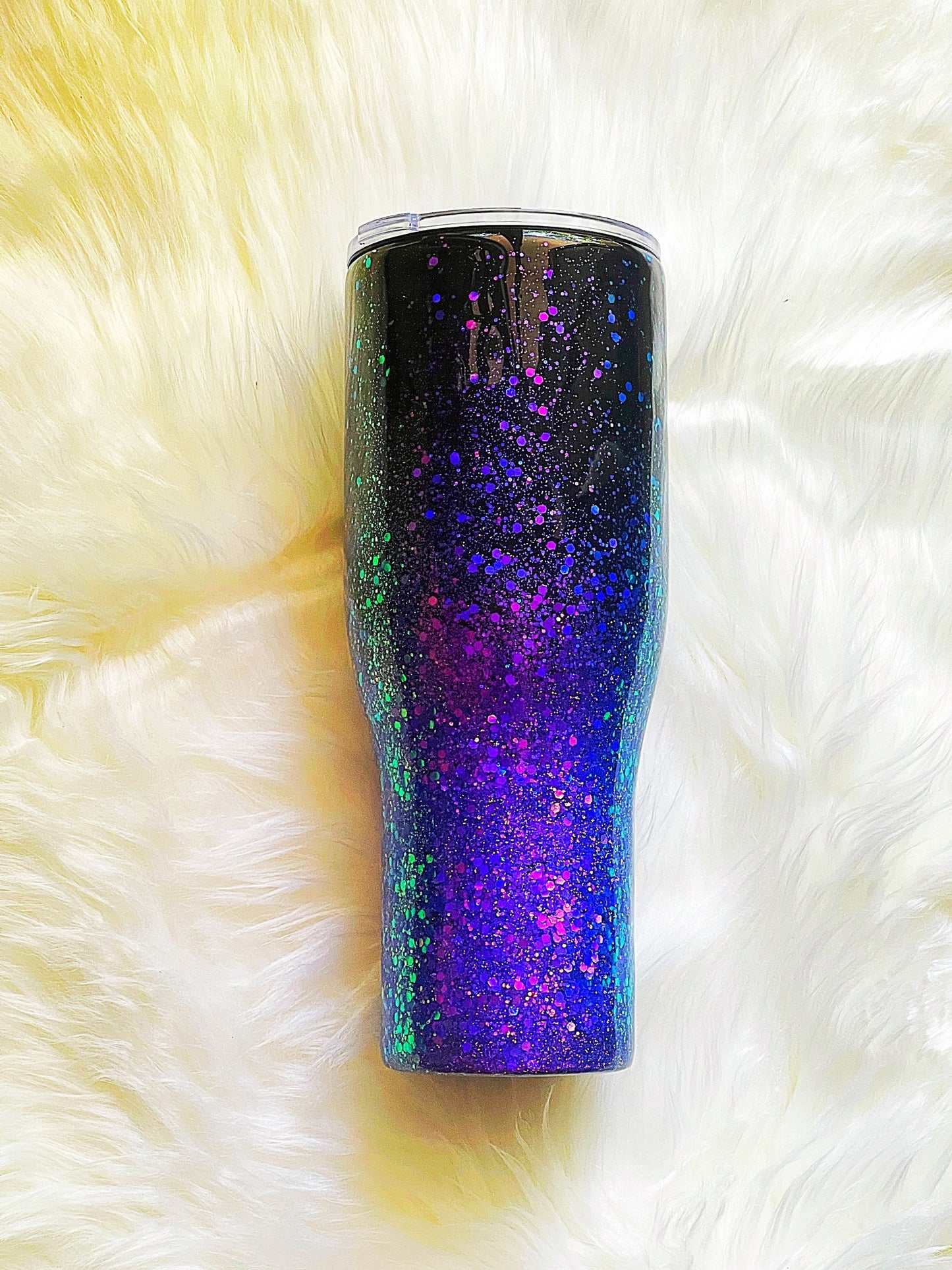 Purple glitter tumbler, glitter tumbler, color shift tumbler, custom tumbler