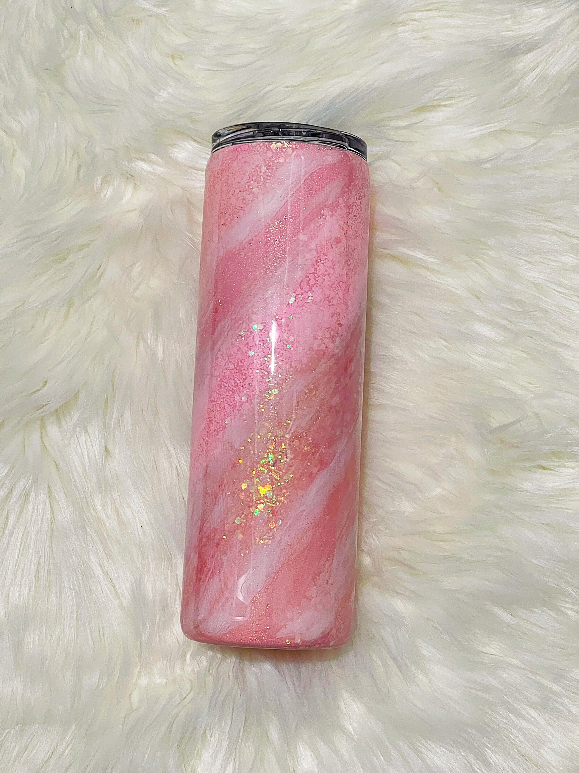 Pink milky way tumbler