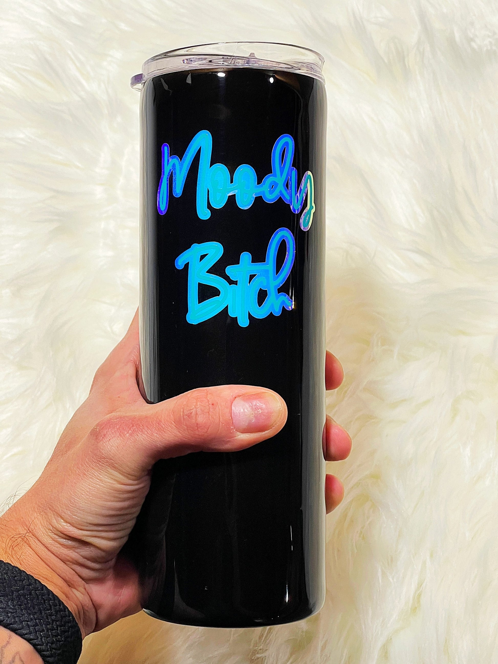 Mood ring tumbler/ moody bitch tumbler