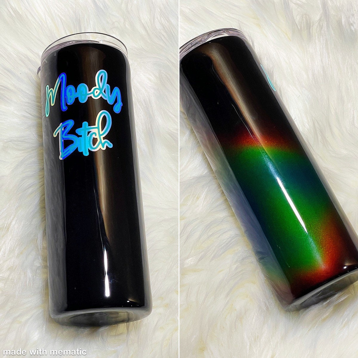 Mood ring tumbler/ moody bitch tumbler