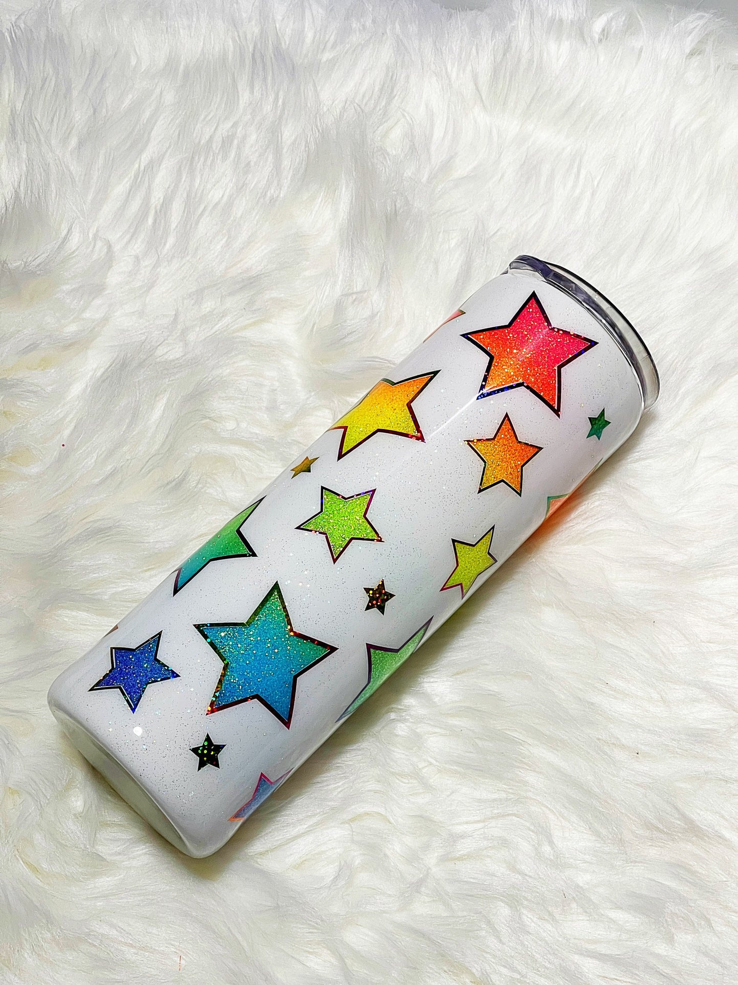 Rainbow star tumbler